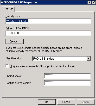 Remote Access Policy in your IAS server, note that the authentication will be done by
