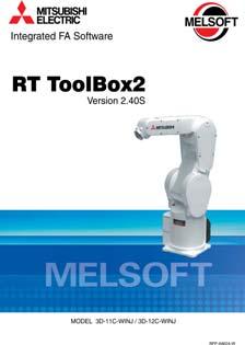 3 Controller (8) MELSOFT RT ToolBox2/RT ToolBox2 mini Order type : Outline MELSOFT RT ToolBox2 *For windows CD-ROM : 3D-11C-WINE MELSOFT RT ToolBox2 mini *For windows CD-ROM : 3D-12C-WINE This is