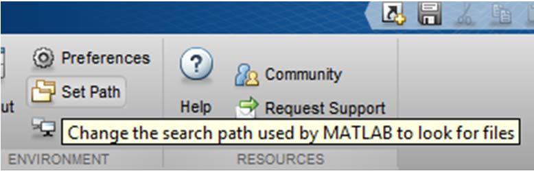 The MATLAB Path 14 All functions outside of the PWD user