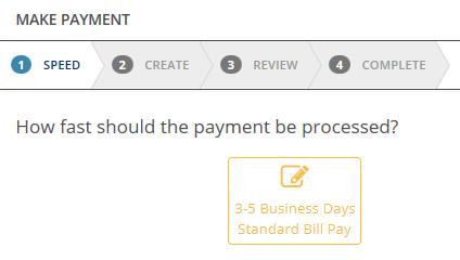 Payments Payments allows you to make bill payments, manage payees, and view payment activity.