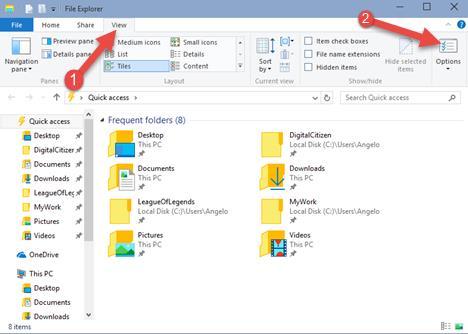 This tab makes it easy to share files depending on how your organization is setup; OneDrive, email, Skype, ect. d. The View Tab i.