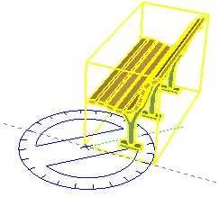 If the 'Enable angle snapping' checkbox is checked in the Units Panel of the Model Info dialog box, movements close to the protractor result in angle snaps,
