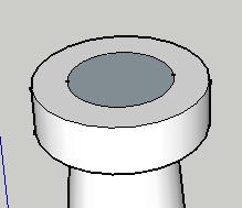 10. Use the Push/Pull tool to extrude the top by 1,500 mm.