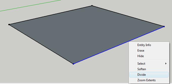 Use the Pick tool to select the side edge of the rectangle. 6.