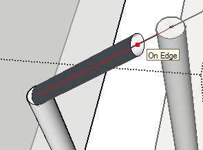 Drag the circle along the length of the line you drew to connect it to the next