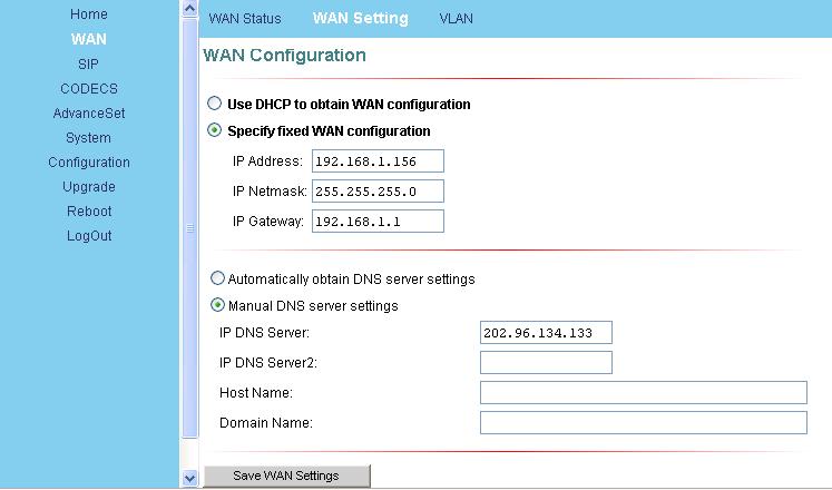 This page and its sub-pages are available on device that supports routing/bridging and allows viewing and