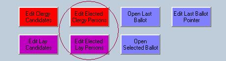 Persons Elected file here or from the edit menu: Normally, it is