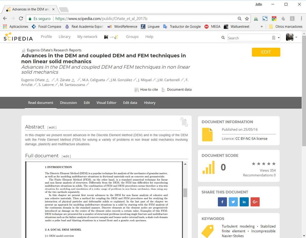 to researchers? PDF viewer + online editor to add: text, references, links datasets video Linked to authors/inst.