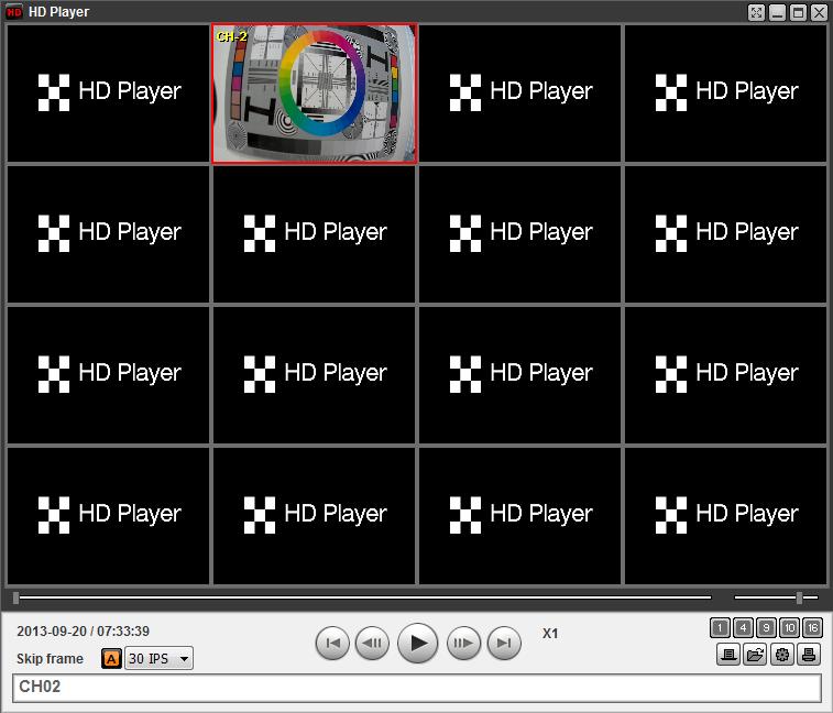 4. Select the target folder that has backup video