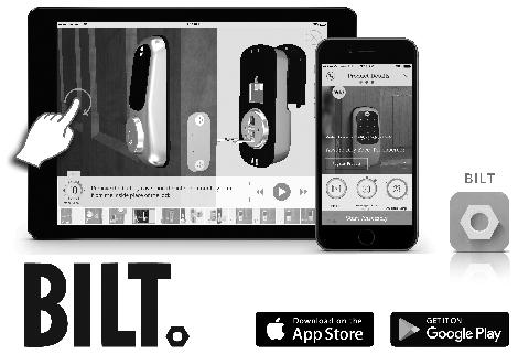 Yale Real Living Key Free Touchscreen Deadbolt Installation and Programming Instructions Before you begin DOWNLOAD THE BILT APP for step-by-step installation instructions & to register your product