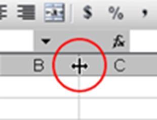 select the entire spreadsheet Place cursor