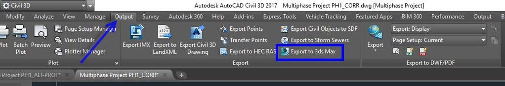 Questions to answer before the project starts: Civil 3D will export into many software applications, but what is the best for each one? There are a few options to bring data into each from Civil 3D.