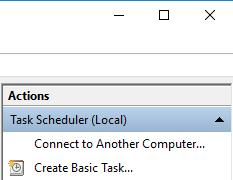 2.3.5 Create Task Scheduler To automatically upload the service data, a task is created on the PC/PG in Windows task planning. This calls the console application "UploadServiceData.