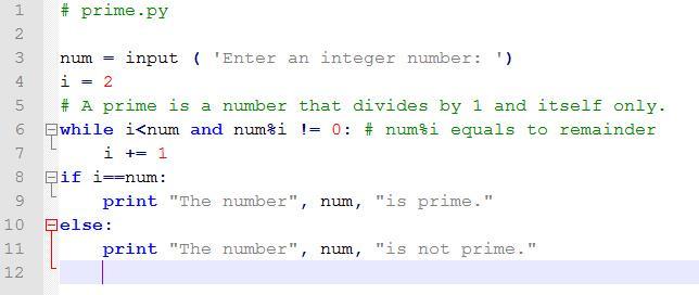 Prime numbers - In the following prime.
