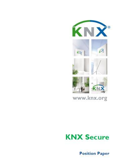 KNX Secure Brochures of the KNX