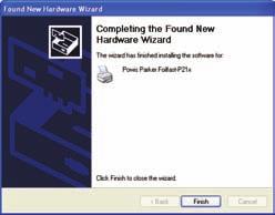 IV INSTALLING PRINTER SOFTWARE (Windows Continued) The Hardware Wizard should now install the software
