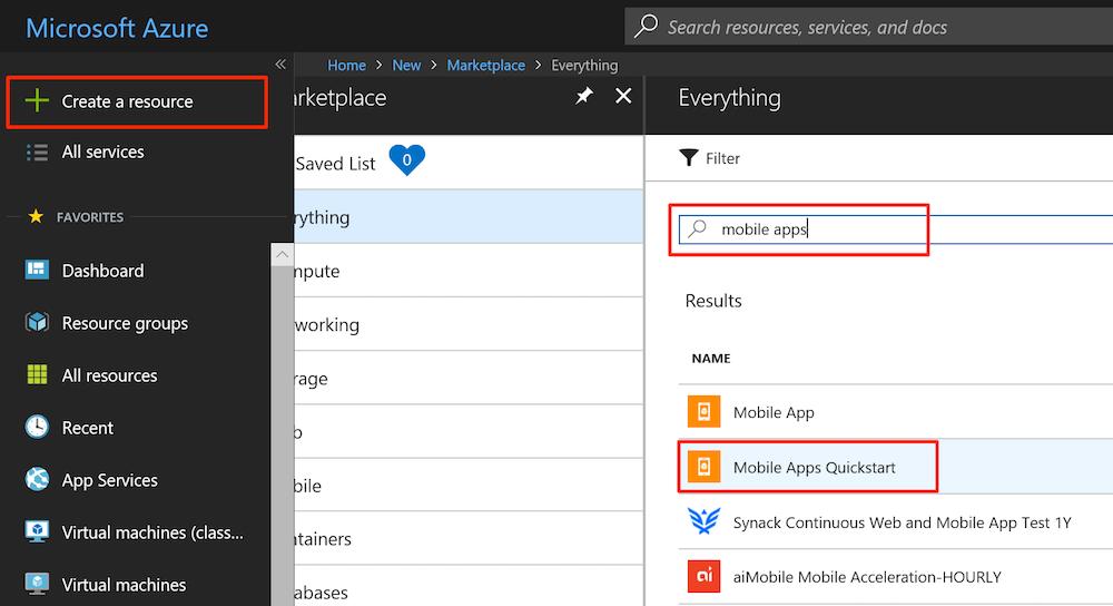 1. Create a Mobile application using the Azure App Services (Mobile App) 1.1. Introduction Mobile Apps in Azure App Service helps in building ios, Android, or Windows apps, or crossplatform apps using Xamarin or Cordova.