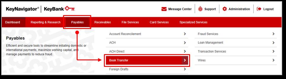 1. Introduction to Book Transfer Overview KeyNavigator s Book Transfer platform is a convenient online account-to-account transfer tool which provides you an easy and secure way to transfer funds