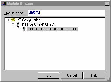 Block Write Program Example, Con t Communication: Use the Path parameter to assign a particular BICN module as the intended recipient of the Typed Write message.