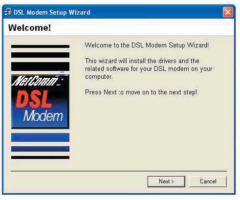 The following menu screen will appear automatically. Click on the Install NB2 Drivers button to continue.
