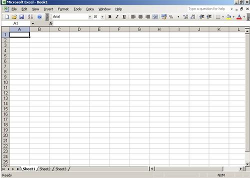 Opening a new workbook In Microsoft Excel, a workbook is the file in which you work and store your data.