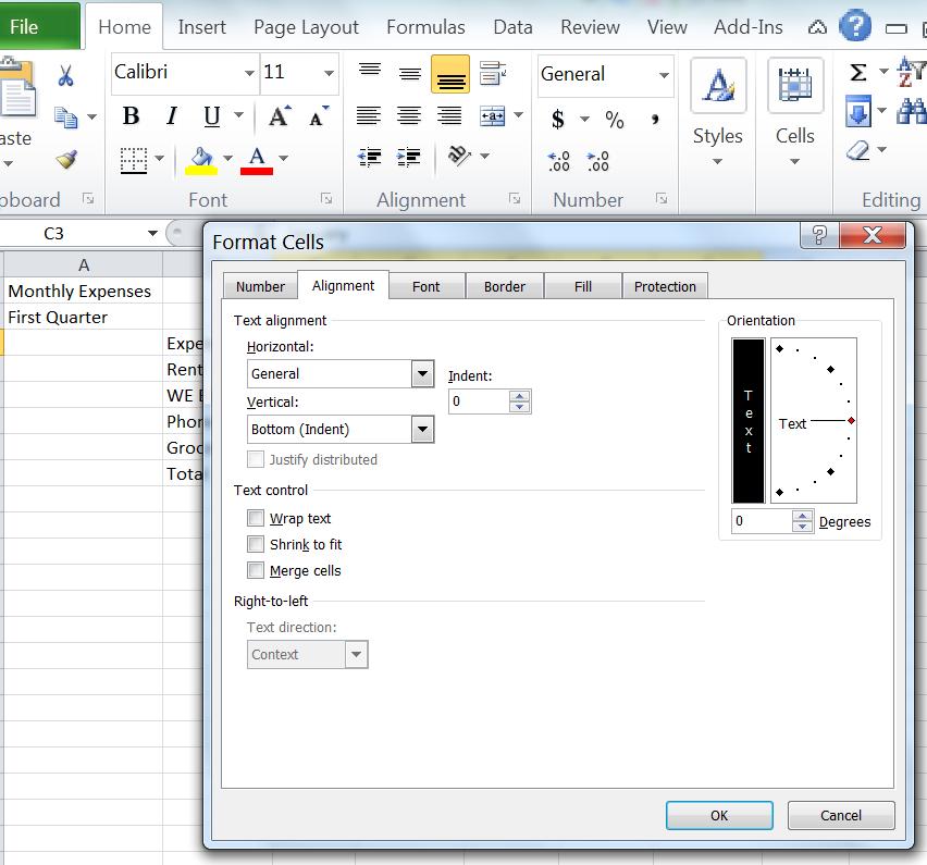 Formatting Cells Once you have created a spreadsheet and formatted the values, you can make changes to the appearance of the cells.