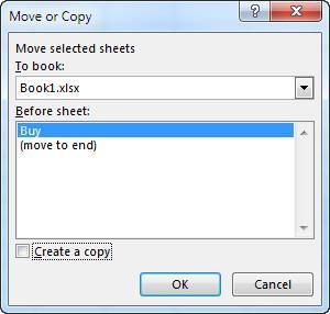 Workbooks & Worksheet Copying and Moving Sheet Sheets within a