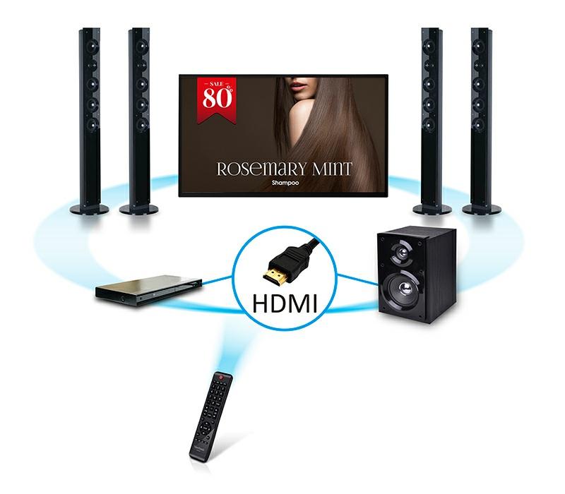 Control Multiple HDMI Devices With HDMI CEC functionality, remote controller signals can be transmitted via HDMI cable to connected HDMI devices.