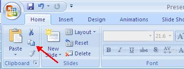 Paste a Chart from Excel Open the Excel worksheet Select the chart Click Copy on the Home tab Go to the PowerPoint