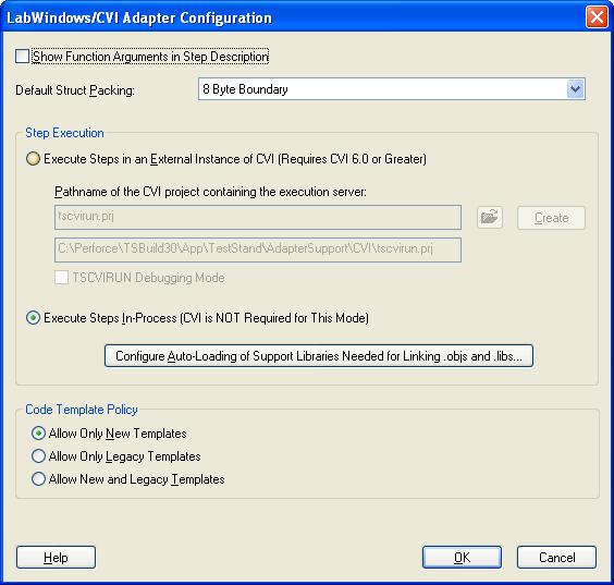 Configuring the LabWindows/CVI Adapter 5 In this chapter, you will learn how to configure the various settings of the LabWindows/CVI Adapter.