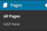 How To Manage Existing Pages To edit existing pages: 1.