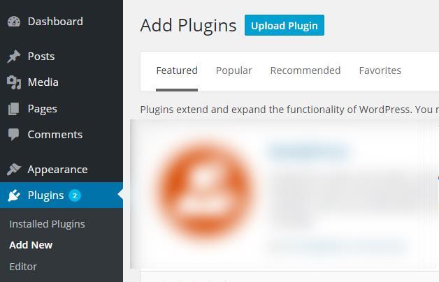 Click on Add New button which will redirect you to Add Plugins Page.