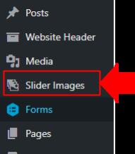 Adding / Editing Sliders Home Slider 1.