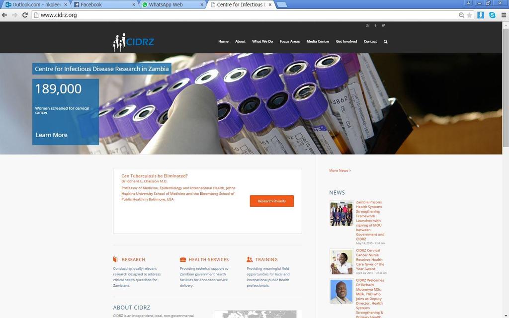 1. Overview The CIDRZ website is developed using WordPress 3.7.1. Thus making changes and additions to the website is relatively easy and you don t need to have any technical skills.