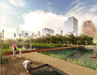 Dallas Water Gardens Filters two billion gallons of water a year to enhance flood control Protects and enhances existing urban wetlands Creates city amenity and innovative utility