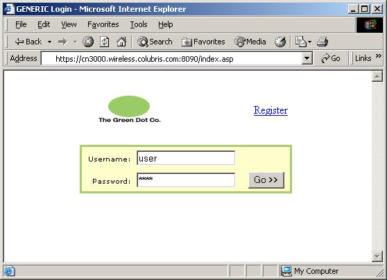 Chapter 17: Sample setup - Backend software DRAFT 258 Step 7: Test the installation To test the installation you will use the client station to log onto the public access interface.