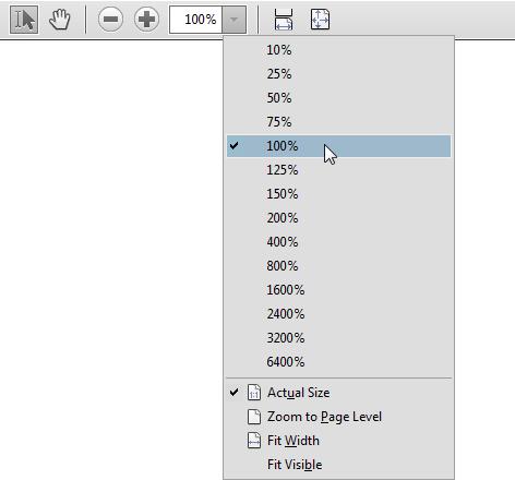 Using the Select & Zoom and Page Display toolbars to increase or decrease page magnification The Select & Zoom toolbar (Figure 6) offer several methods for changing the magnification of PDF documents.