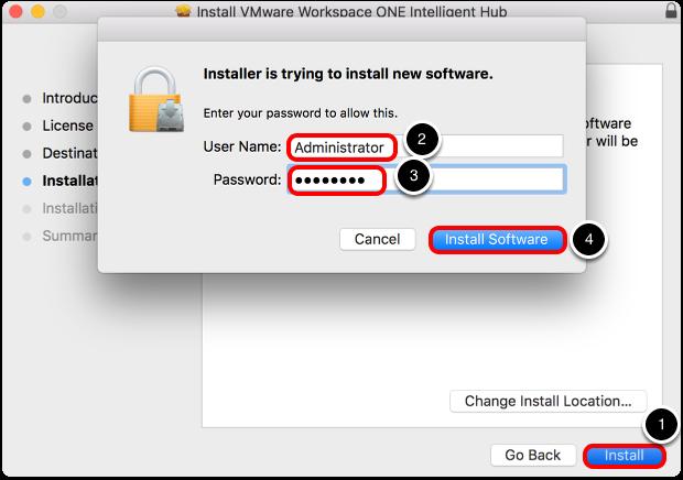 1. 2. 3. 4. Click Install to perform a standard installation.