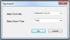 Import symbol files into AGI Creator 2.0.x.xxx AGI Creator Tag Editor requires direct import of CODESYS V3 symbol file for defining the tags.
