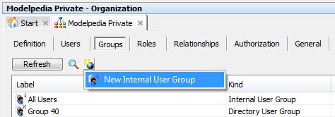 Select the Group tab on the Properties page.