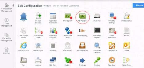 Activity: FlexApp DIA Configuration Module You can now distribute and manage Department Installed Applications through