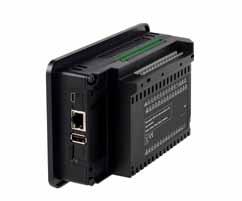 UniStream Ethernet-based I/O Auto-tune PID, up to 6 independent loops Recipes & data logging via data tables & sampling MicroSD card - log, backup, clone & more Function Blocks & Structs