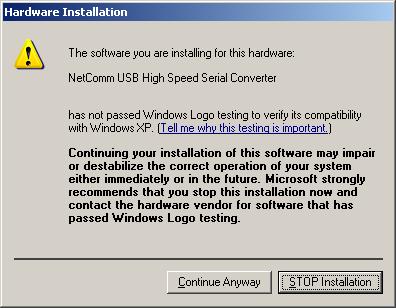 Step 2: Installing your Drivers Windows XP 1.