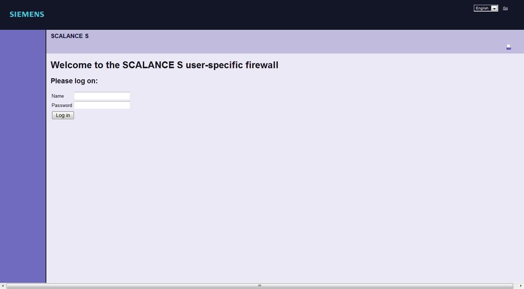 VPN for network linking 5.3 VPN with SOFTNET Security Client and SCALANCE S as user-specific firewall 5.3.12 Activating a user-specific firewall rule set 1.