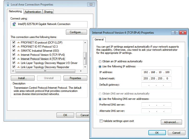 Firewall in advanced mode 4.4 NAT 6. Make sure that the option "Internet Protocol Version 4 (TCP/IPv4)" is enabled and double-click on it. 7.