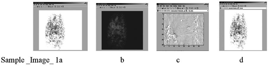 SIMULATION RESULTS For this simulation we use database DB1_B, DB2_B, DB3_B, DB4_B, PNG, VeriFinger_Sample_DB which has fingerprints from over 800 fingers from 100 different persons, each