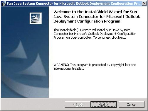 3. Enter your User Name and Organization, and choose whether you want the deployment configuration program software