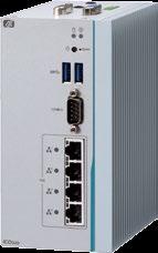 Applications Analog Camera Power (Camera) Other Devices Monitor Internet ICO320 Remote PC Robust DIN-Rail Fanless Embedded System with Intel Celeron N3350 Dual-core Intel Apollo Lake SoC 4-port PoE