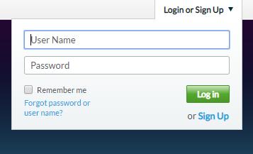 Click the link in the upper right hand corner of the page: If you already have created an account, either as a full member or a guest, enter your login credentials.
