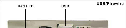 A USB (A to B cable) or Firewire Cable (6 pin connector) is required to establish the connection between the computer and duplicator. (not normally included) ON: USB enable.